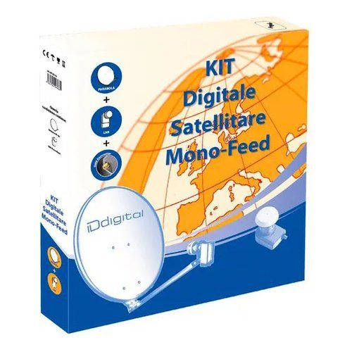 Antenna satellitare iddigital 80119 kit mono feed