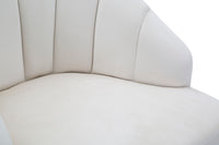  POLTRONA SHELL CREMA CM 65X69X84 