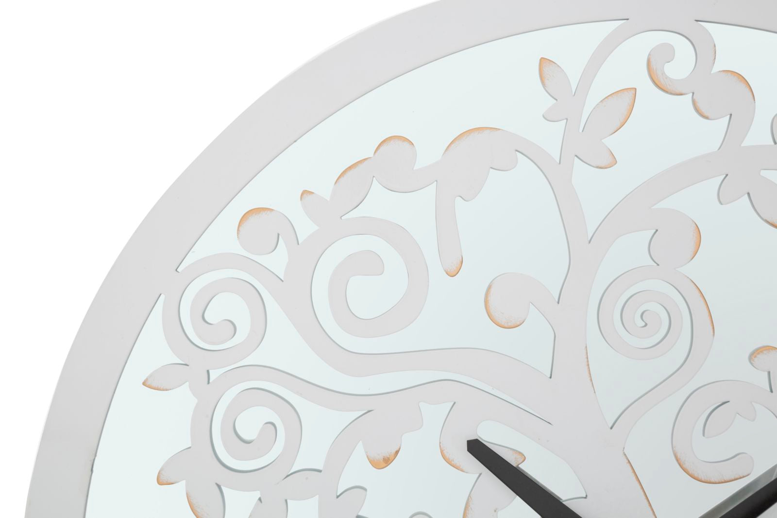 Orologio da parete in metallo bianco Ø cm 55x4,5