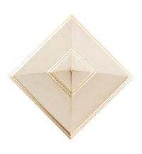 Piramide Oro 11,5x11,5x15,5 cm in Poliresina