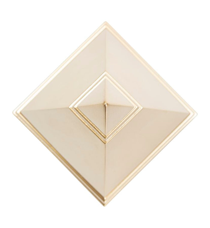 Piramide Oro 11,5x11,5x15,5 cm in Poliresina