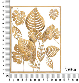 Pannello da Muro Jungle Rettangolare 60x80x6.5 cm in Ferro