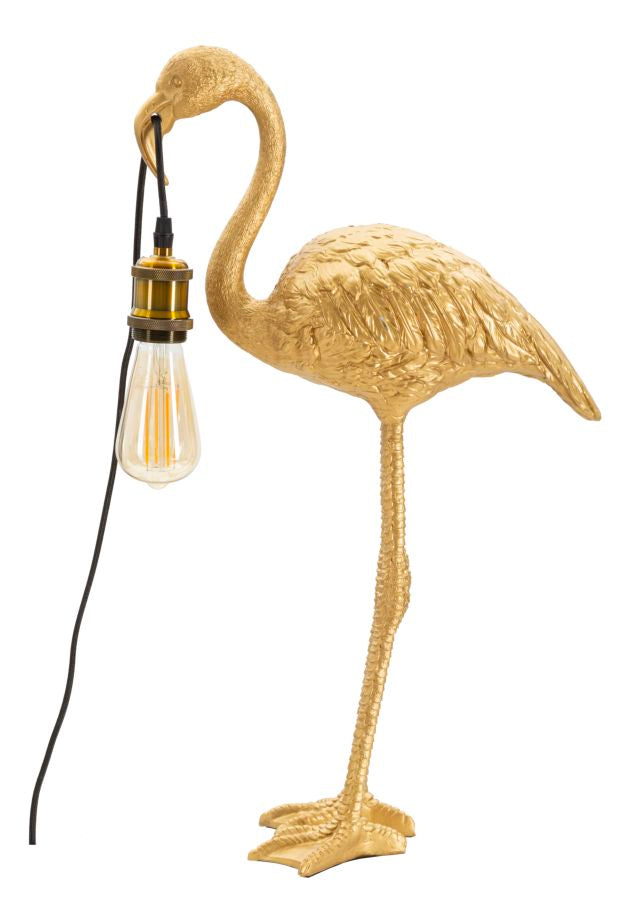 Lampada da Tavolo Flamingo 37x19x59 cm in Poliresina