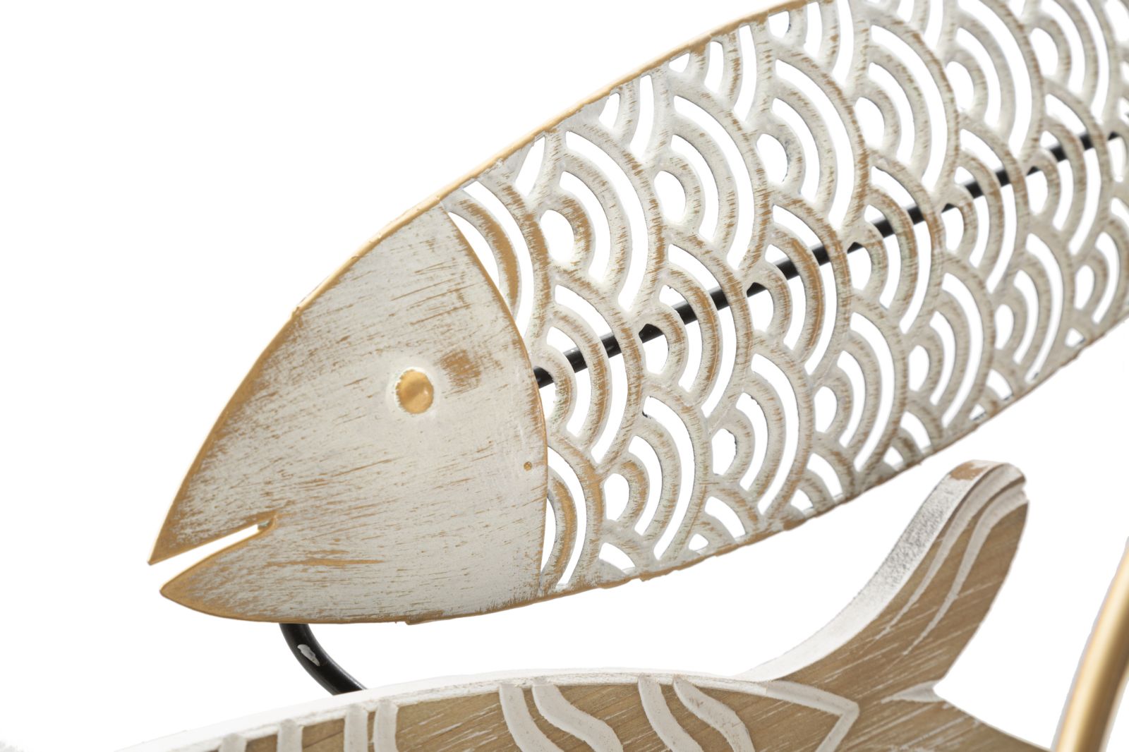 Pannello da Muro Fishy Move 142,9x5x61,6 cm in Ferro