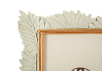 Cornice in resina beige e dorata cm 23,5x3x28