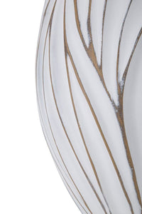 Vaso Honduras 27x41,5x27 cm in Poliresina Bianco