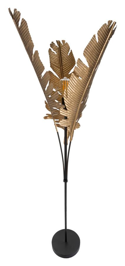 Lampada da Terra Palm 26x174x26 cm in Ferro Oro