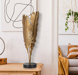 Lampada da Terra Palm 26x64x26 cm in Ferro Oro