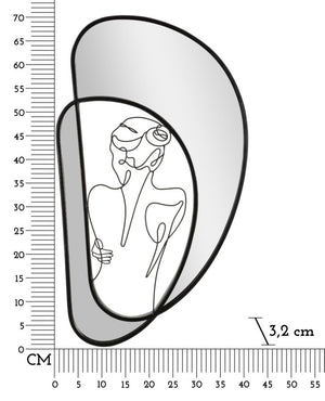 SPECHIO DA MURO NUDITY CM 40,6X3,2X70,5 