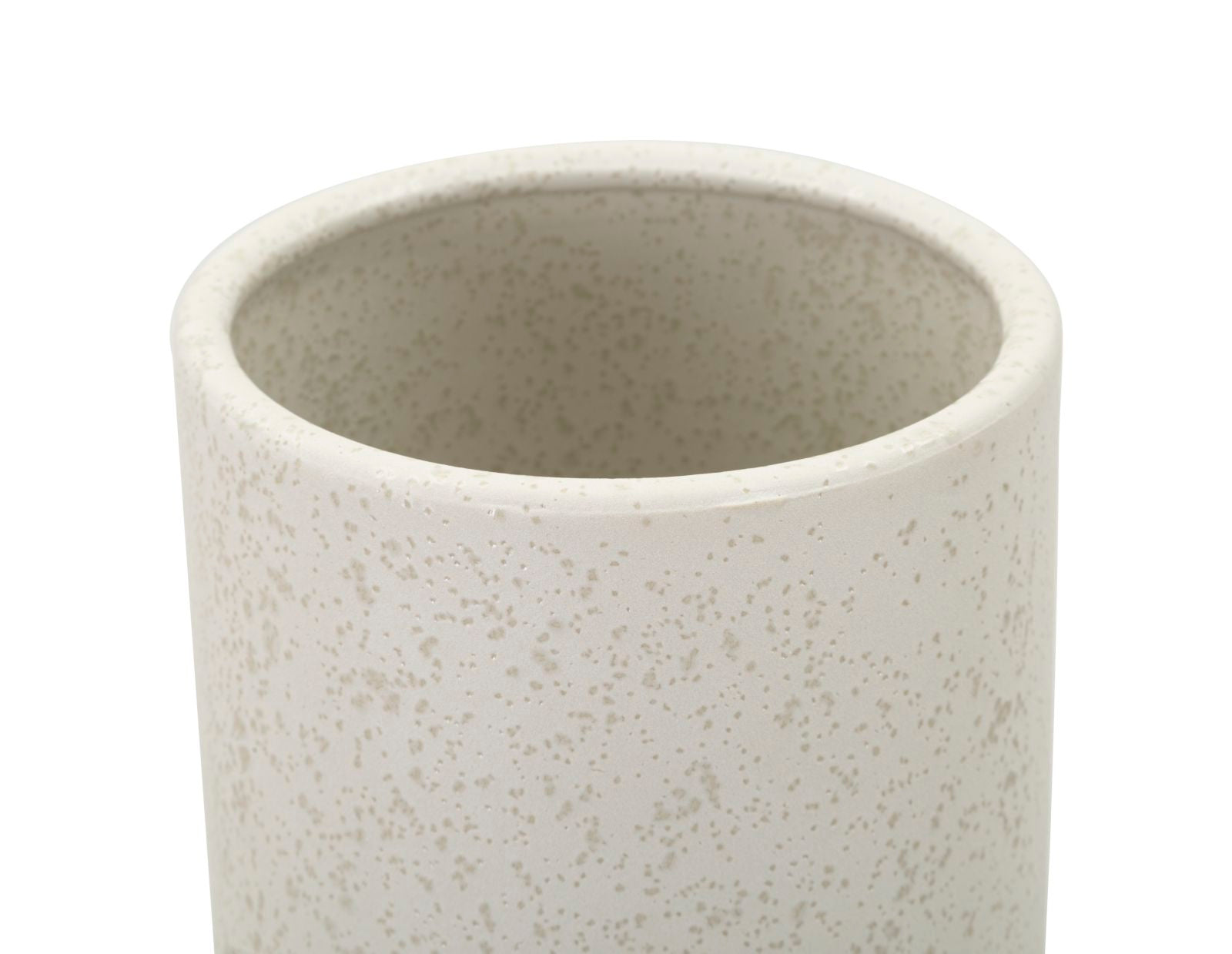 Vaso in ceramica beige con sfere Ø cm 15,5x41