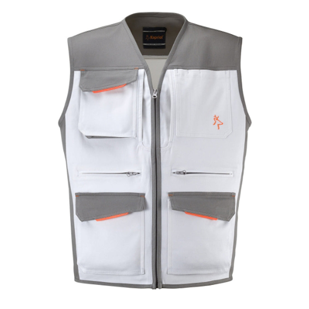 GILET DA LAVORO PITTORE IMBIANCHINO PAINT INDUSTRY BIANCO TG. XXL KAPRIOL 36503