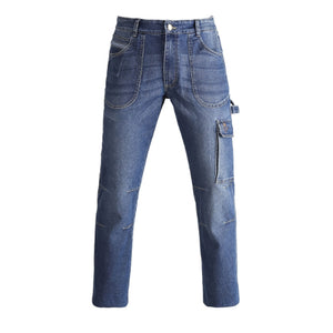 Pantaloni jeans denim da lavoro lunghi tg.s tasche portautensili kapriol