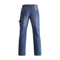 Pantaloni jeans denim da lavoro lunghi tg.m tasche portautensili kapriol