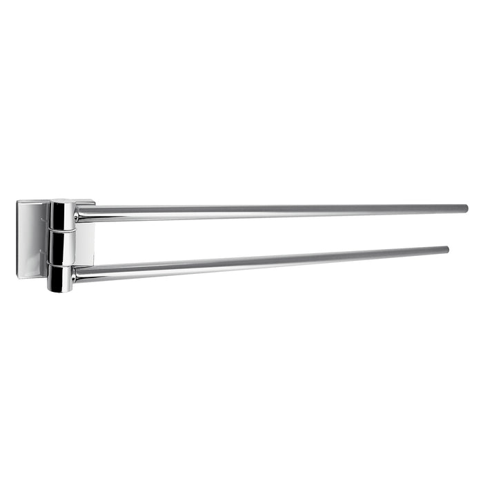 Portasalviette a snodo da muro in acciaio inox AISI 304 e Cromall FJ23 Gedy serie FUJI Cromato