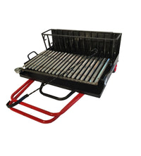 BARBECUE A LEGNA PIEGHEVOLE ARNOLD CON GRIGLIA IN ACCIAIO, 70X65X94 CM