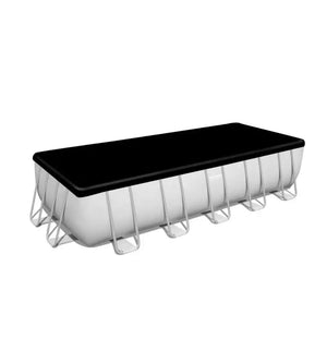 PISCINA FUORI TERRA RETTANGOLARE BESTWAY "POWER STEEL FRAME" 732X366X132 CM CON POMPA, TELO E SCALETTA - COD. 56475