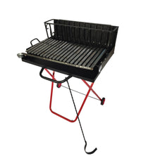 BARBECUE A LEGNA PIEGHEVOLE ARNOLD CON GRIGLIA IN ACCIAIO, 50X65X94 CM