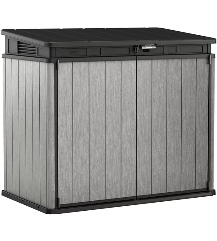 KETER - PORTA ATTREZZI MULTIUSO IN RESINA "ELITE STORE" - 1150 LT 141x82x123.5 CM GRIGIO