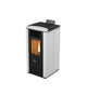 STUFA A PELLET DESIGN 10 BIANCA 8,7 KW - CANADIAN STOVE