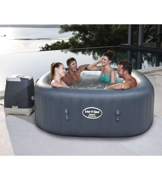 Bestway piscina idromassaggio gonfiabile riscaldata 180x180x71 cm "lay-z-spa hawaii hydrojet pro" - 54138