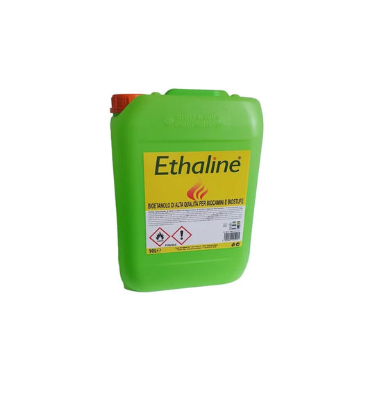 BIOETANOLO LIQUIDO 2 TANICHE DA 10 LT ETHALINE - TOTALE DI 20 LITRI