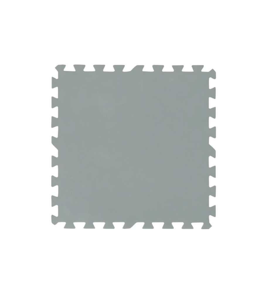 TAPPETO PER PISCINA BESTWAY COLORE GRIGIO 9 PEZZI, 50X50 CM