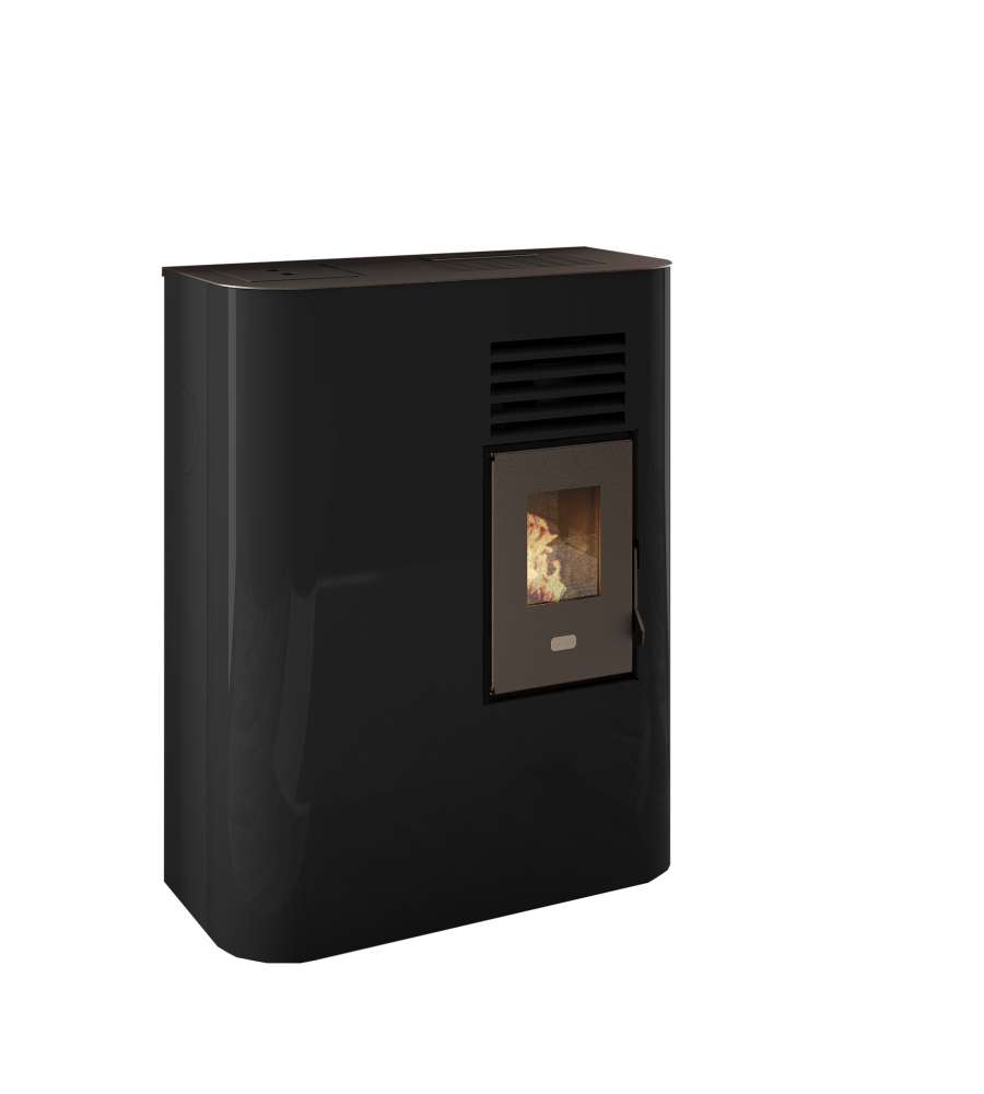 STUFA A PELLET SLIM IDA NERA 4,0 KW - PUNTO FUOCO