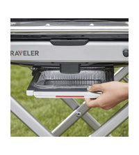 BARBECUE A GAS PORTATILE WEBER "TRAVELER" CON GRIGLIA 63,5X34,3 CM