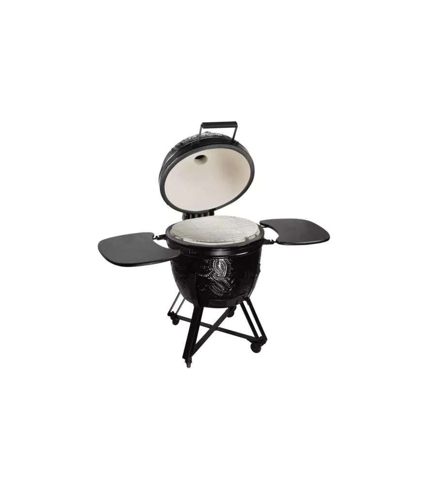 BARBECUE A CARBONELLA BARBECOOK "KAMAL" NERO IN CERAMICA, DIAMETRO 53 CM