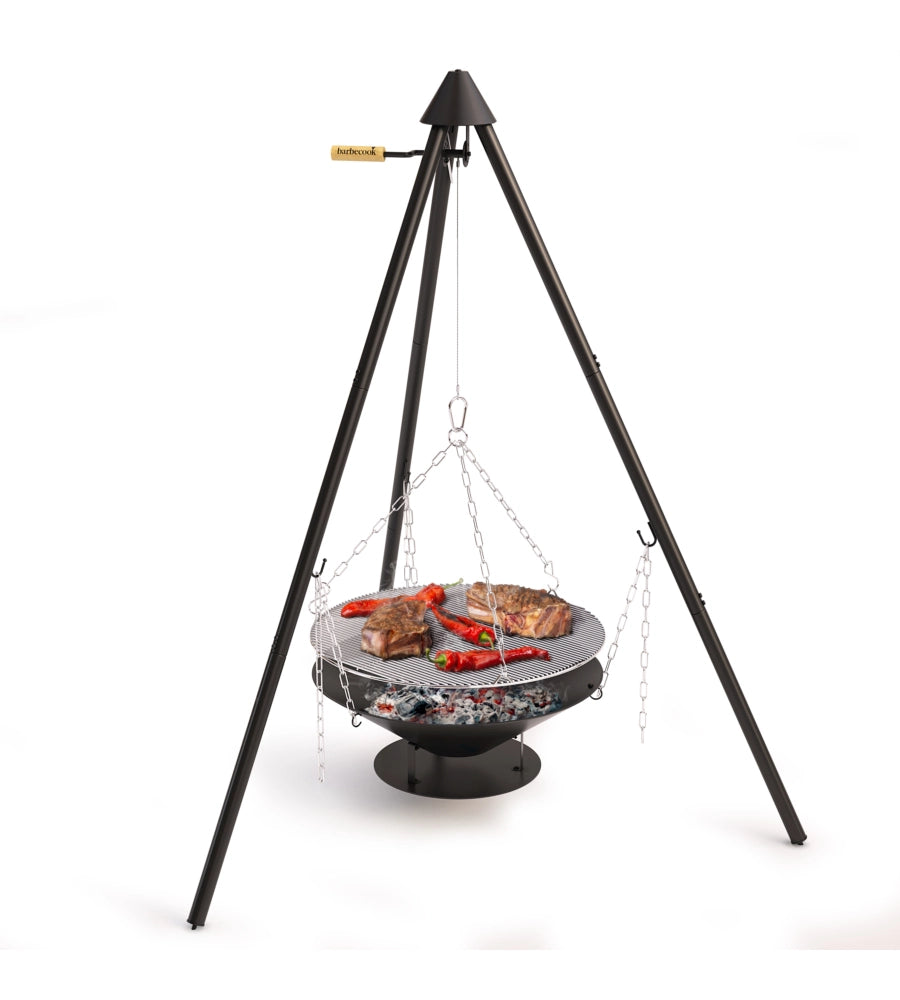 BARBECUE A LEGNA CON TREPPIEDE BARBECOOK "JUNKO" GRIGLIA DIAMETRO 60 CM