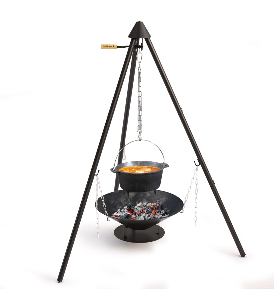 BARBECUE A LEGNA CON TREPPIEDE BARBECOOK "JUNKO" GRIGLIA DIAMETRO 60 CM