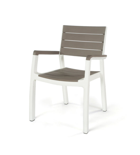 SEDIA DA GIARDINO "HARMONY" COLORE BIANCO/CAPPUCCINO, 59X60X86 CM - KETER