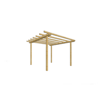 PERGOLA AUTOPORTANTE DA ESTERNO IN LEGNO, 240X300 CM