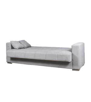 DIVANO LETTO "ATENA" 3 POSTI GRIGIO CHIARO, 226X85X91 CM