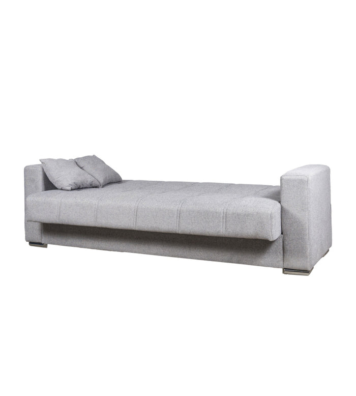 DIVANO LETTO "ATENA" 3 POSTI GRIGIO CHIARO, 226X85X91 CM