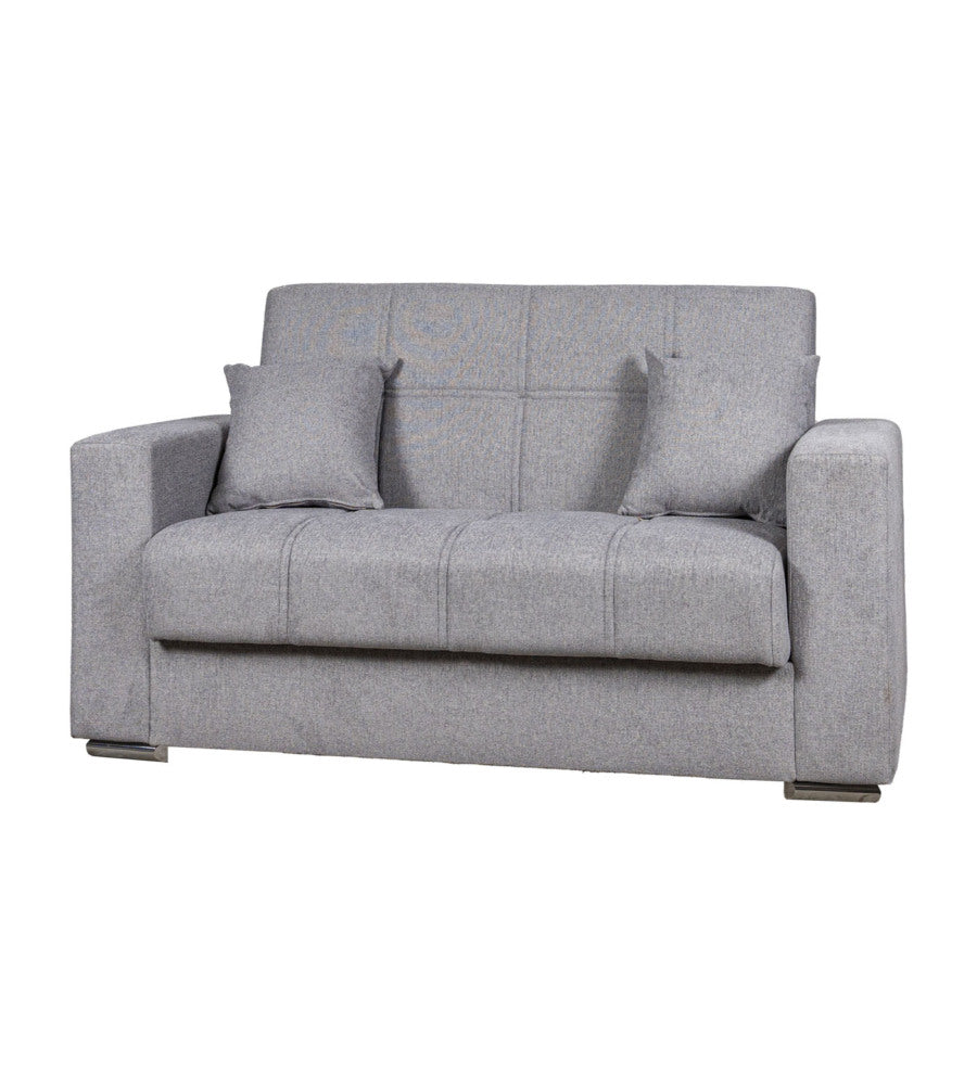 DIVANO LETTO "ATENA" 2 POSTI GRIGIO CHIARO, 152X85X91 CM