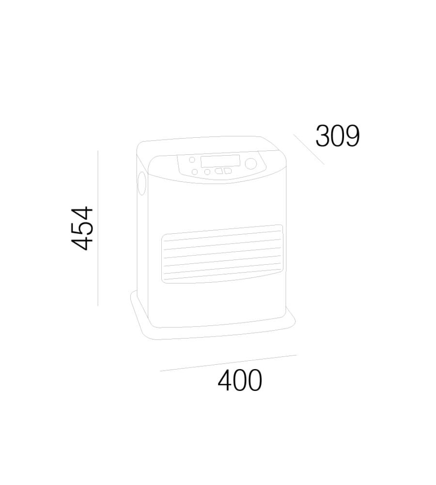 STUFA A COMBUSTIBILE LIQUIDO INVERTER MODELLO 3026