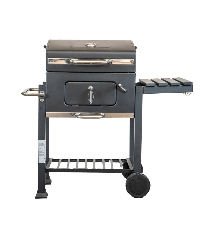 BARBECUE A CARBONE "PRIMO" IN ACCIAIO, 117,5X66X107,5 CM - ARNOLD