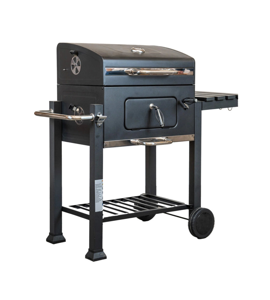 BARBECUE A CARBONE "PRIMO" IN ACCIAIO, 117,5X66X107,5 CM - ARNOLD