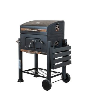 BARBECUE A CARBONE "PRIMO" IN ACCIAIO, 117,5X66X107,5 CM - ARNOLD