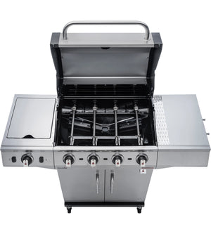 BARBECUE A GAS "PERFORMANCE PRO S 4" IN ACCIAIO CON 4 BRUCIATORI, 128X57,3X115,3 CM - CHAR-BROIL