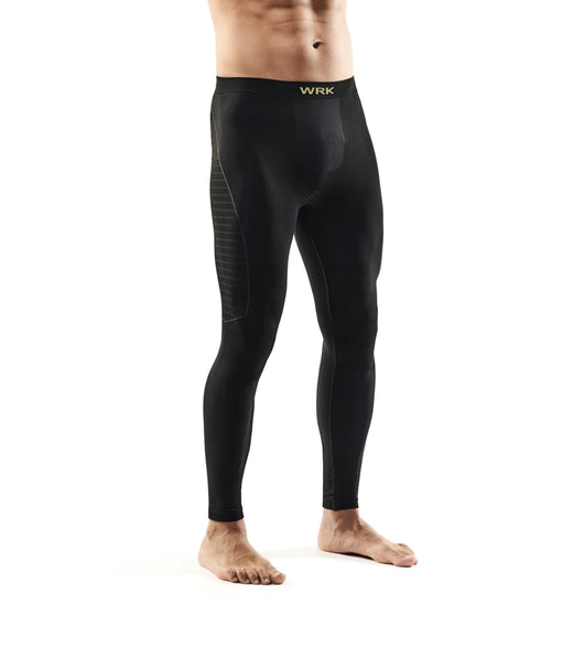 1 PEZZO LEGGINS TECNICO "WRK303" NERO, TG S/M - WRK