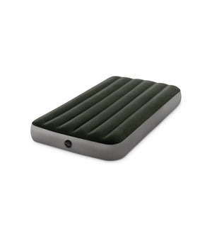 MATERASSO MATRIMONIALE GONFIABILE INTEX "AIRBED DURA-BEAM STANDARD PRESTIGE DOWNY" COLORE VERDE SCURO, 99X191X25 CM