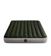 MATERASSO MATRIMONIALE GONFIABILE INTEX "AIRBED DURA-BEAM STANDARD PRESTIGE DOWNY" COLORE VERDE SCURO, 152X203X25 CM