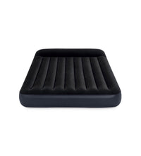 MATERASSO AD UNA PIAZZA E MEZZA AUTOGONFIANTE INTEX "AIRBED DURA-BEAM PILLOW REST CLASSIC" COLORE BLU SCURO, 137X191X25