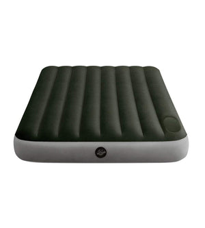 MATERASSO MATRIMONIALE GONFIABILE INTEX "AIRBED DURA-BEAM STANDARD DOWNY" COLORE VERDE SCURO CON POMPA A PEDALE, 152X203X25 CM