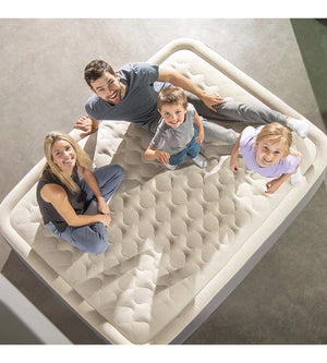 MATERASSO MATRIMONIALE AUTOGONFIANTE INTEX "AIRBED DURA-BEAM PREMAIRE II" COLORE BEIGE CON CONNESSIONE BLUETOOTH, 152X203X46 CM