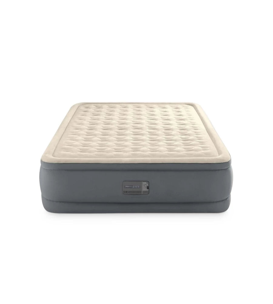 MATERASSO MATRIMONIALE AUTOGONFIANTE INTEX "AIRBED DURA-BEAM PREMAIRE II" COLORE BEIGE CON CONNESSIONE BLUETOOTH, 152X203X46 CM