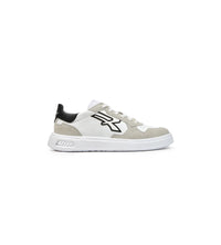 SCARPA SNEAKER U-POWER "HELIX" IN PELLE COLORE BIANCO E BEIGE, TG 39