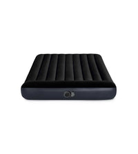 MATERASSO MATRIMONIALE GONFIABILE INTEX "AIRBED DURA-BEAM PILLOW REST CLASSIC" BLU SCURO 152X203X25 CM